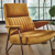 Mustard midcentury modern chair