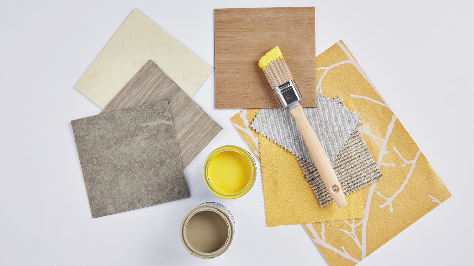 flooring samples moodboard